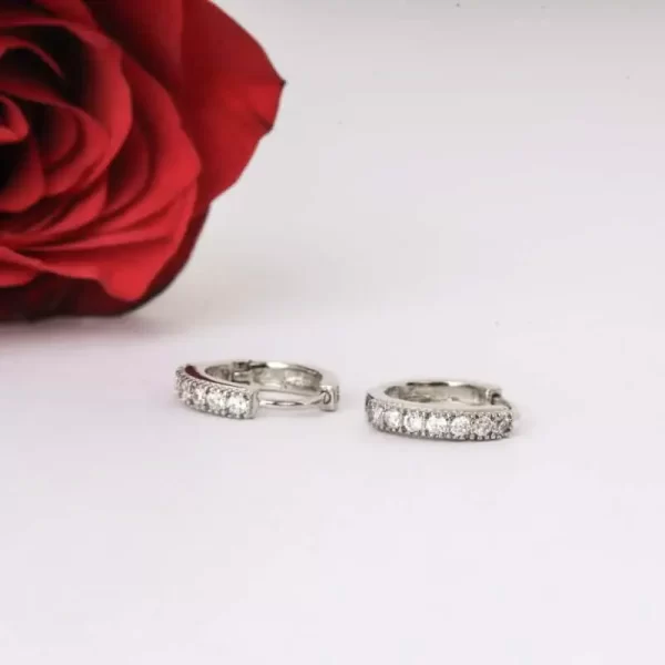 kaamari's 925 Sterling Silver Hoop earrings for Women and Girls silver earrings - Image 3